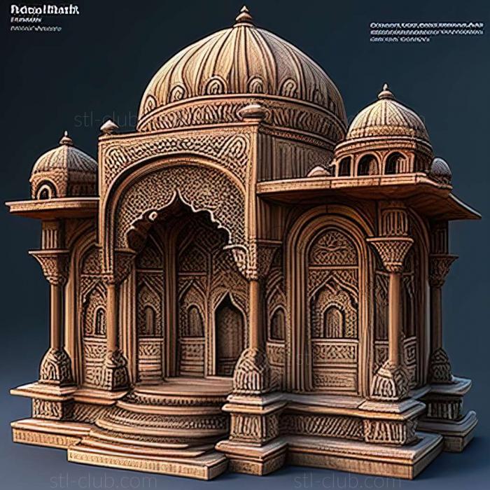 3D model New Delhi in India (STL)